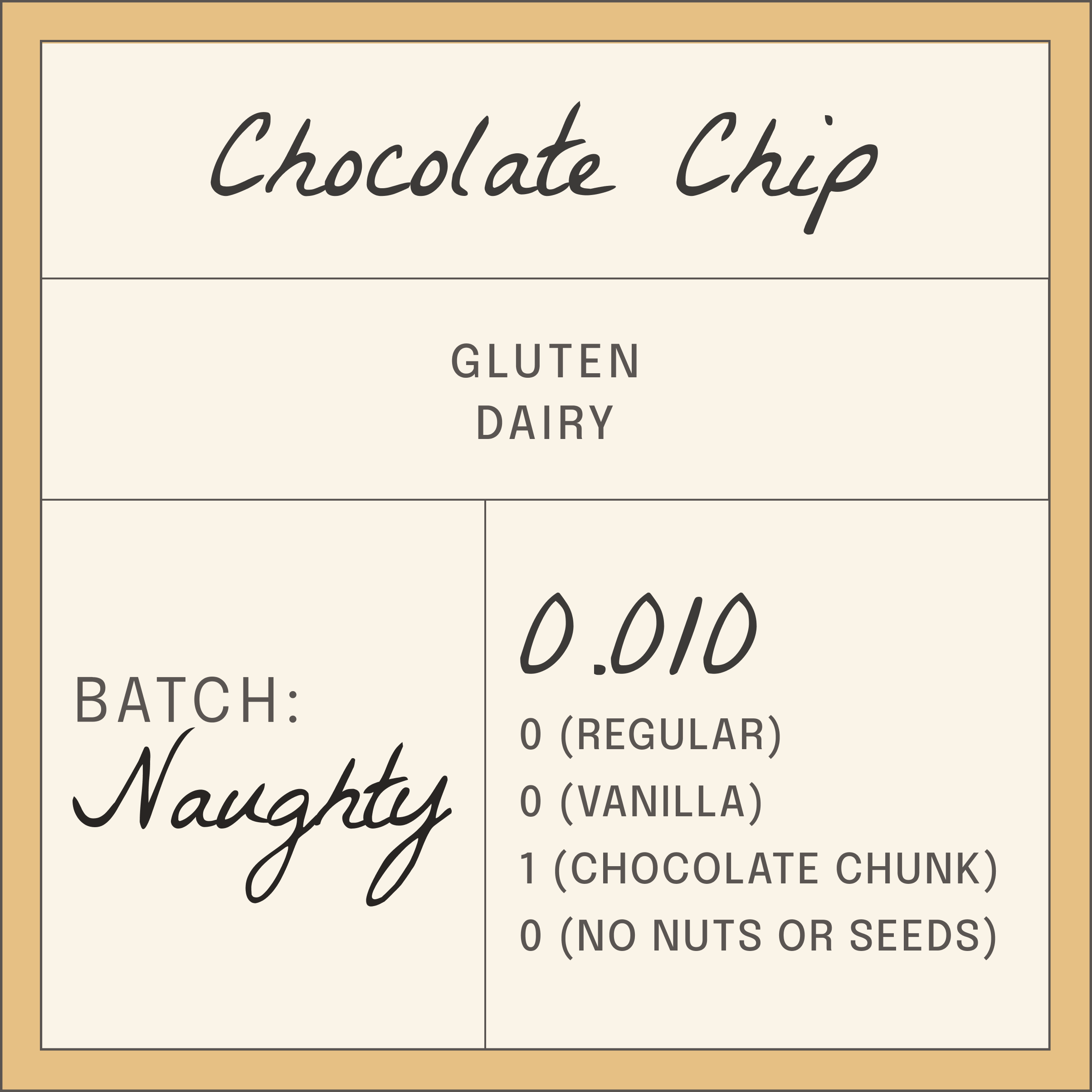 0.010 chocolate chip