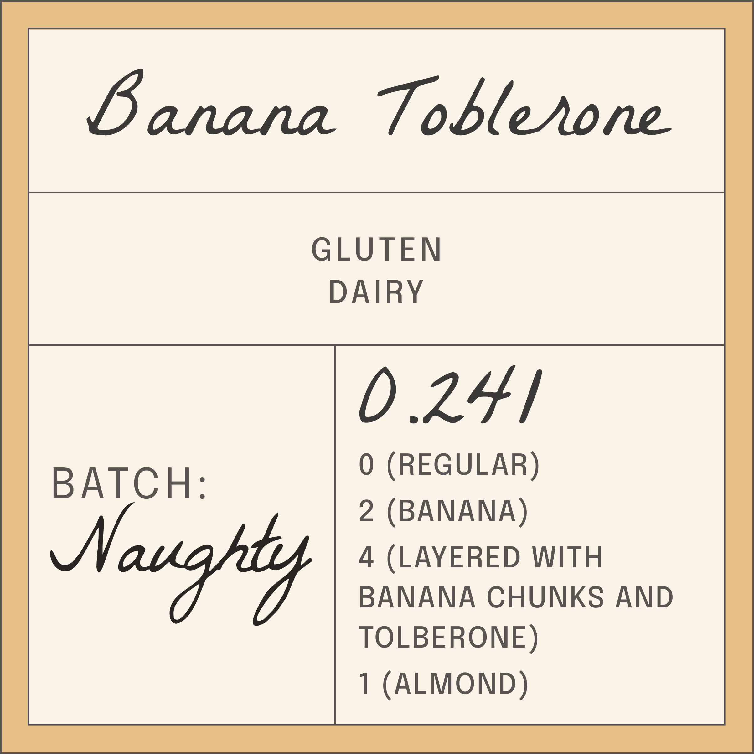 0.241 banana toblerone