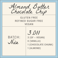 3.011 almond butter chocolate chip