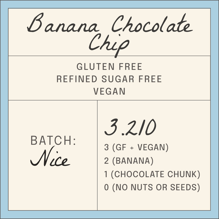 3.210 banana chocolate chip