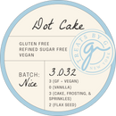 3.032 limited edition dot cake