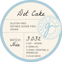 3.032 limited edition dot cake