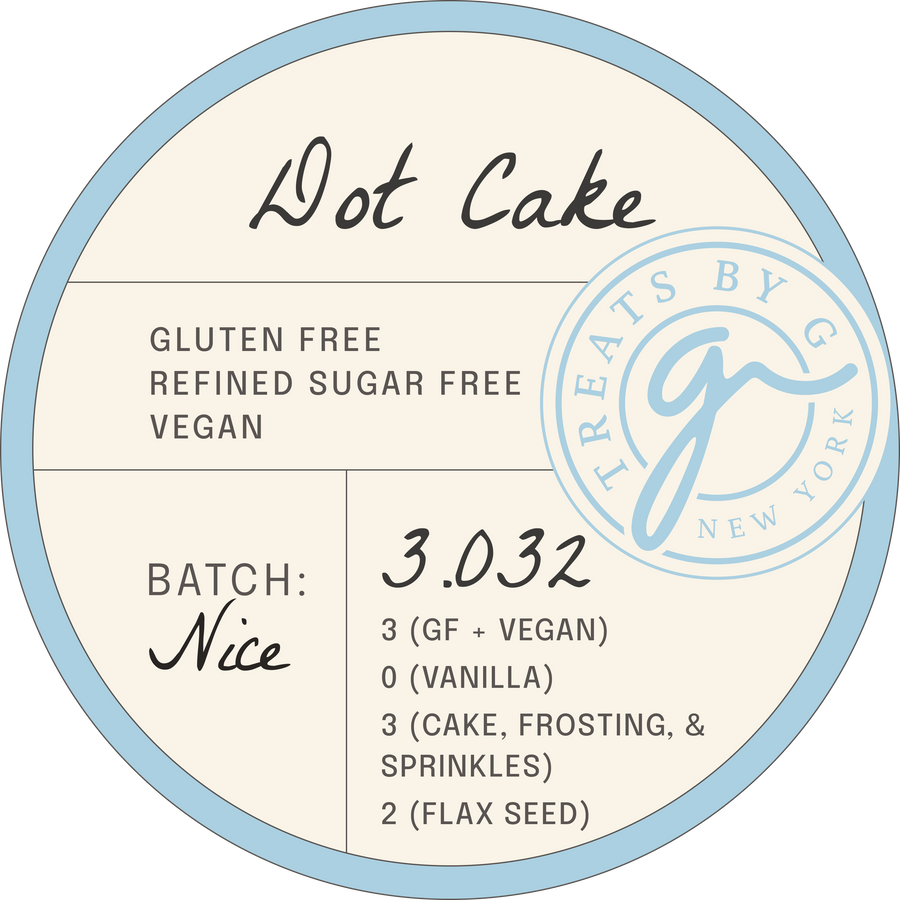 3.032 limited edition dot cake